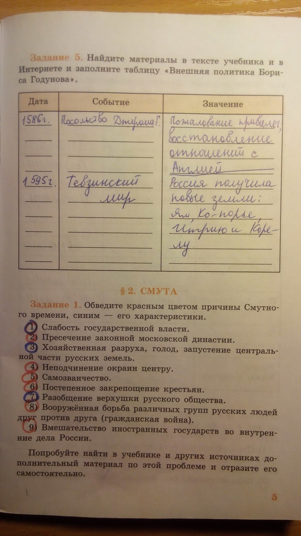 Спиши ру рабочая тетрадь по истории россии 8 класс данилов косулина